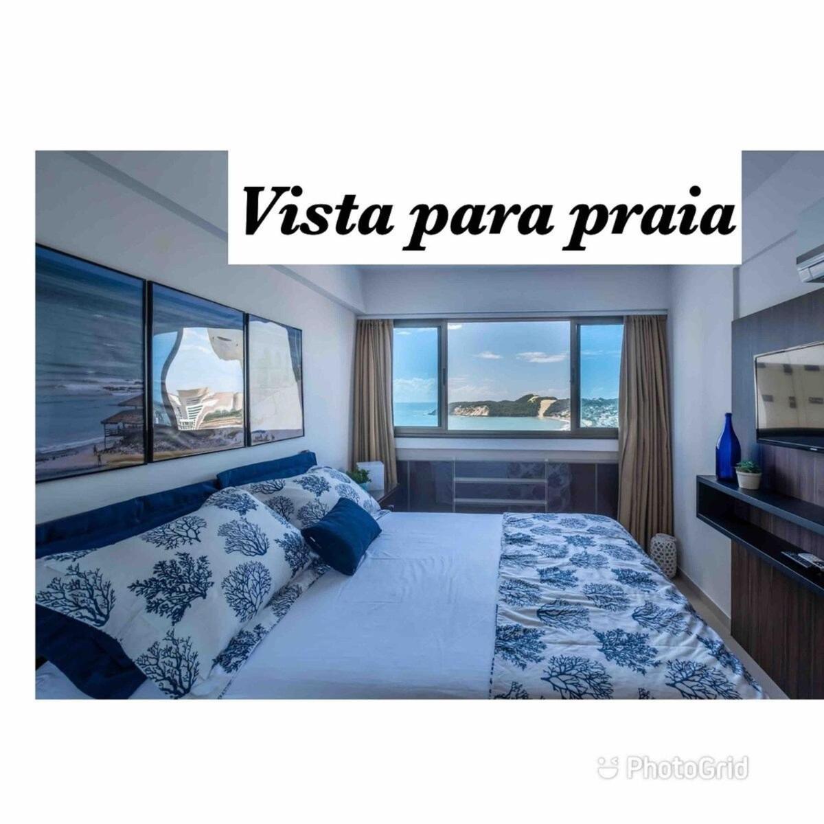Flat Com 2 Quartos E Vista Mar Da Praia De Pontanegra-Wifi 300 Mb-Garagem-Familia-Criancas-Piscina-Pet Friendly Natal Eksteriør billede