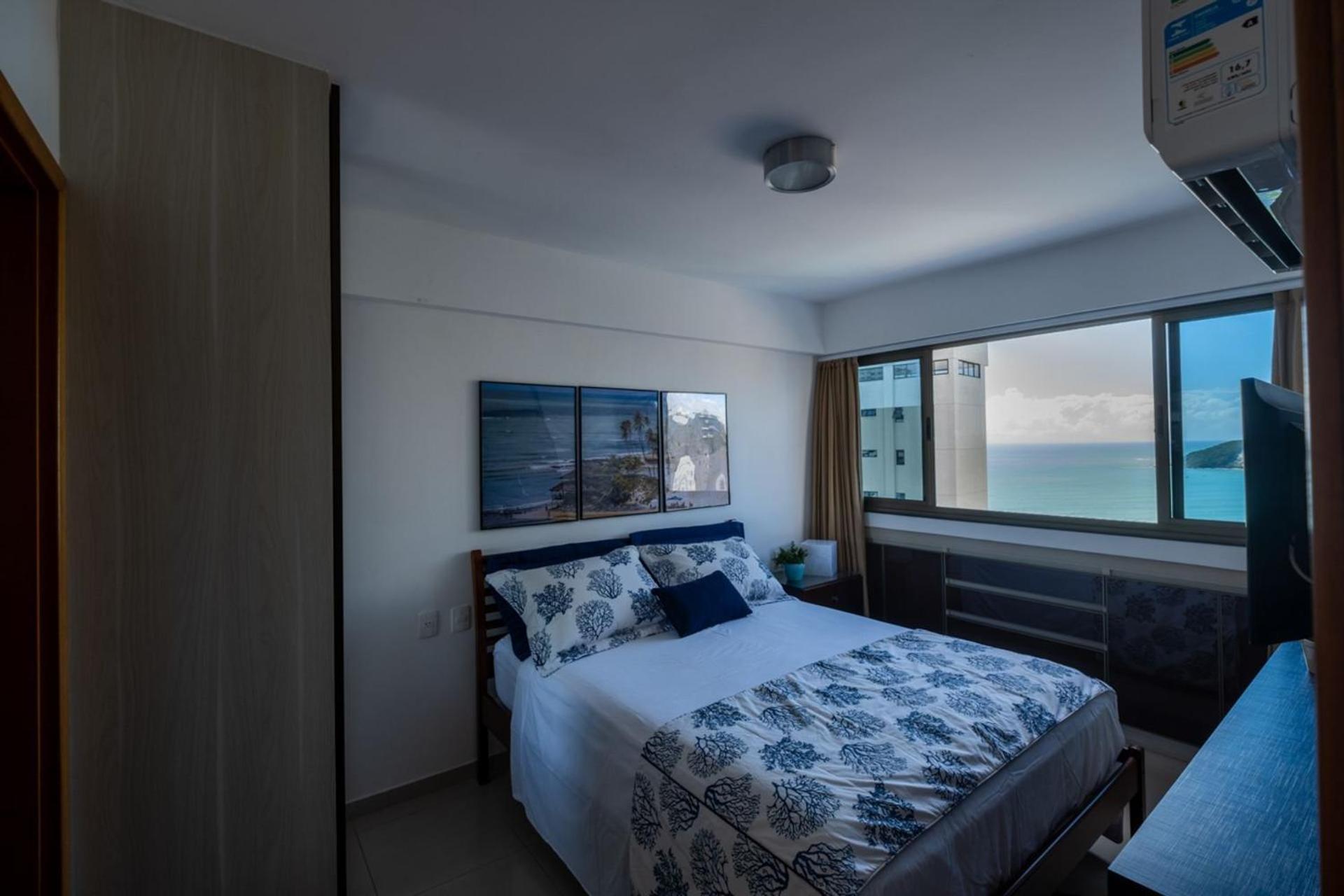 Flat Com 2 Quartos E Vista Mar Da Praia De Pontanegra-Wifi 300 Mb-Garagem-Familia-Criancas-Piscina-Pet Friendly Natal Eksteriør billede