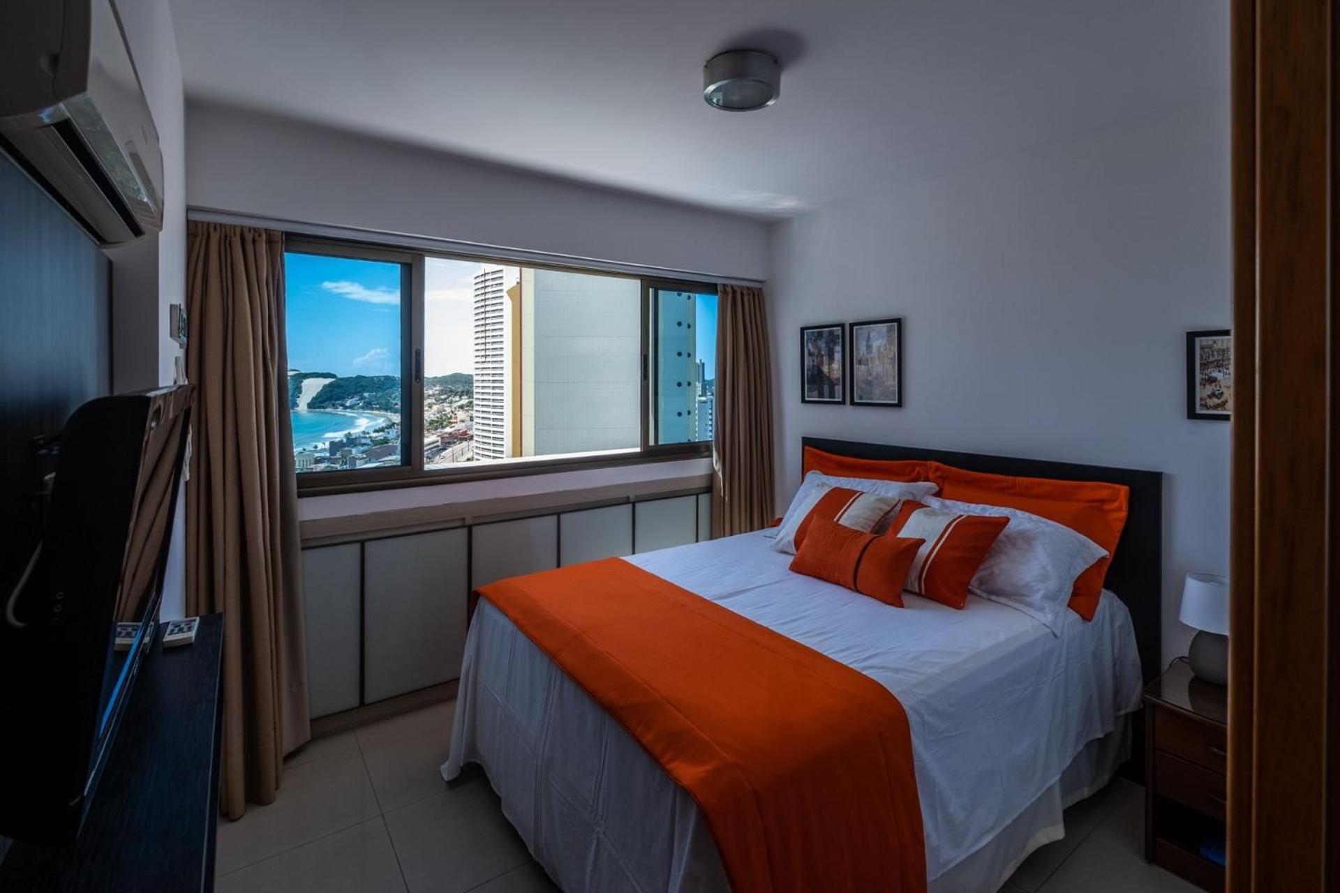 Flat Com 2 Quartos E Vista Mar Da Praia De Pontanegra-Wifi 300 Mb-Garagem-Familia-Criancas-Piscina-Pet Friendly Natal Eksteriør billede