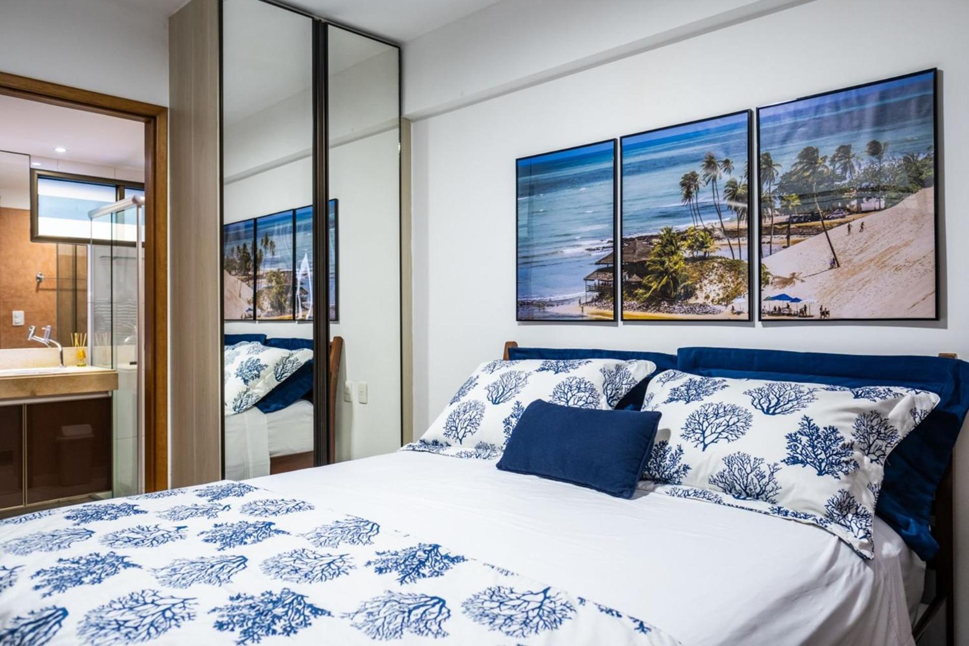 Flat Com 2 Quartos E Vista Mar Da Praia De Pontanegra-Wifi 300 Mb-Garagem-Familia-Criancas-Piscina-Pet Friendly Natal Eksteriør billede