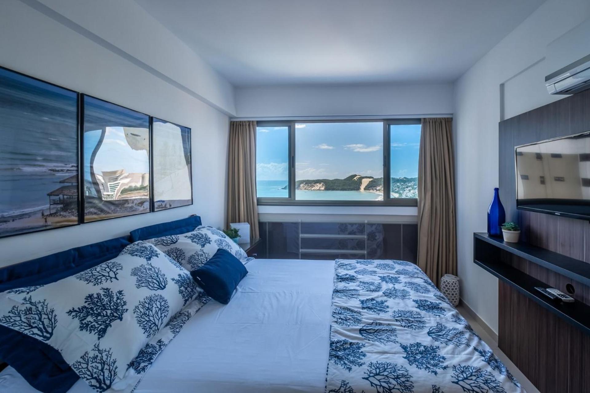 Flat Com 2 Quartos E Vista Mar Da Praia De Pontanegra-Wifi 300 Mb-Garagem-Familia-Criancas-Piscina-Pet Friendly Natal Eksteriør billede