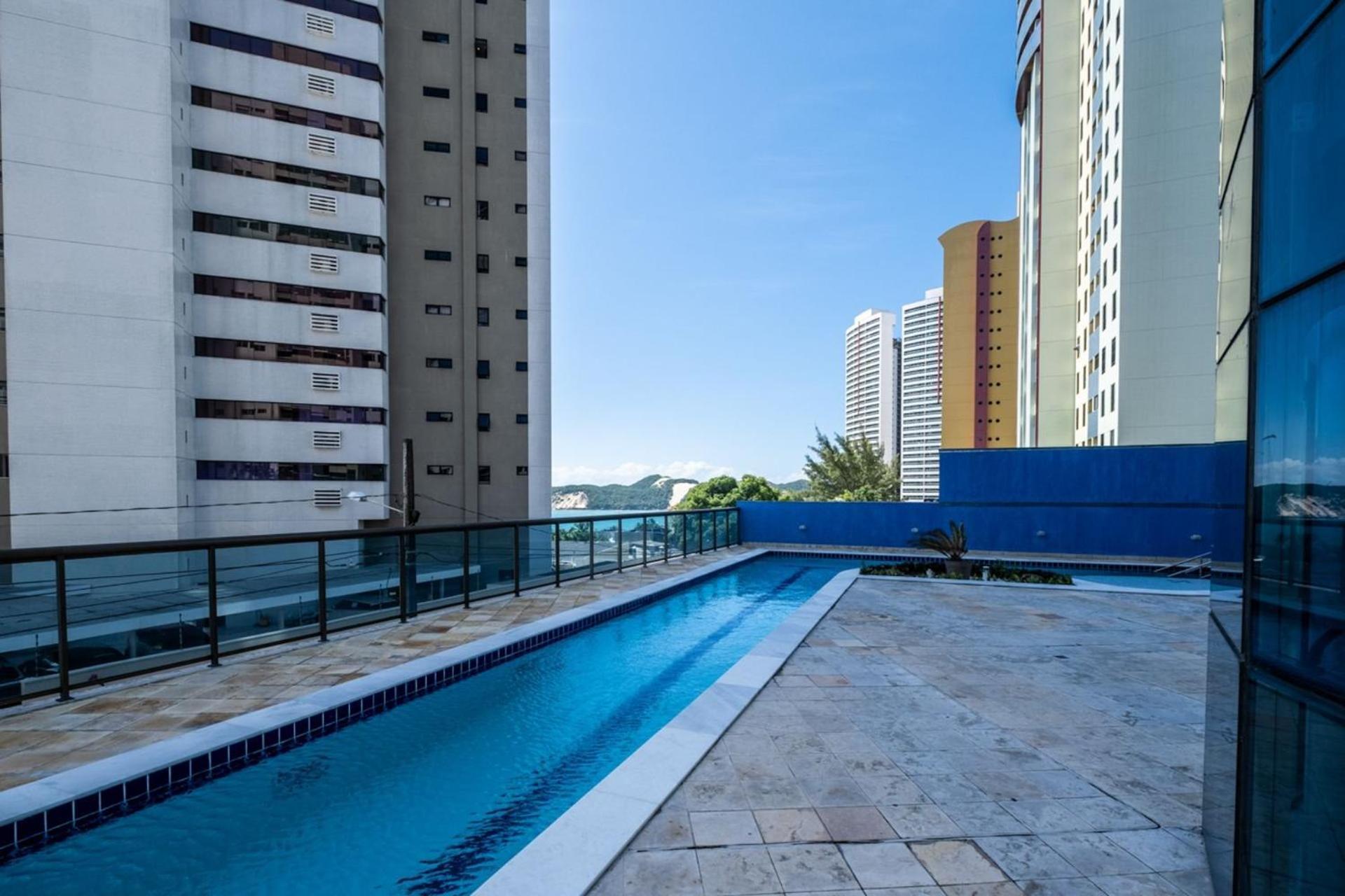 Flat Com 2 Quartos E Vista Mar Da Praia De Pontanegra-Wifi 300 Mb-Garagem-Familia-Criancas-Piscina-Pet Friendly Natal Eksteriør billede