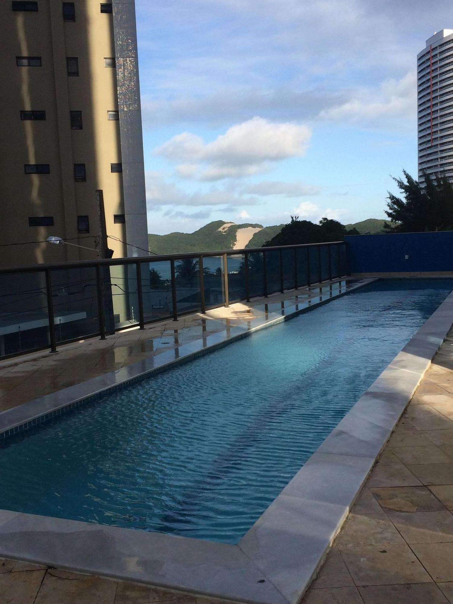 Flat Com 2 Quartos E Vista Mar Da Praia De Pontanegra-Wifi 300 Mb-Garagem-Familia-Criancas-Piscina-Pet Friendly Natal Eksteriør billede